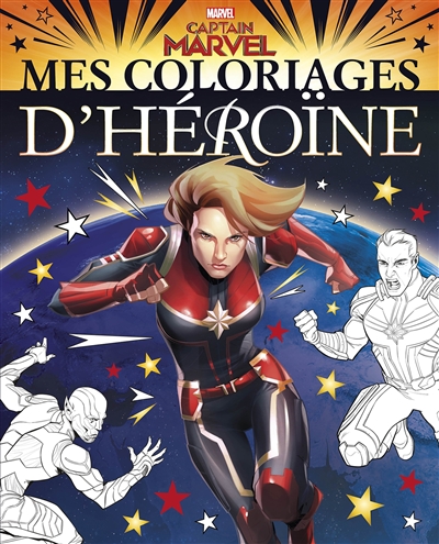 Captain Marvel : mes coloriages d'héroïne