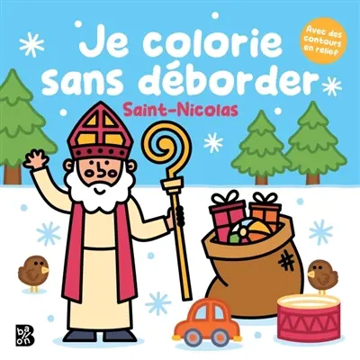 Je colorie sans déborder : Saint-Nicolas