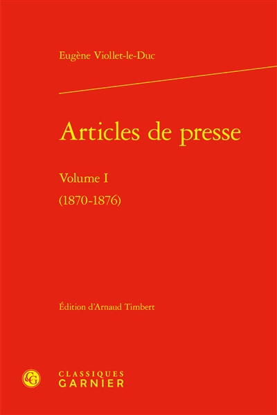 Articles de presse. Vol. 1....
