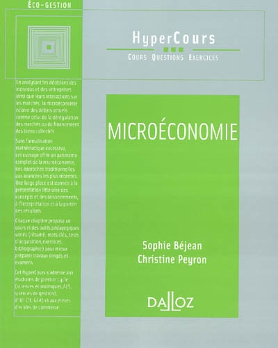 Microéconomie