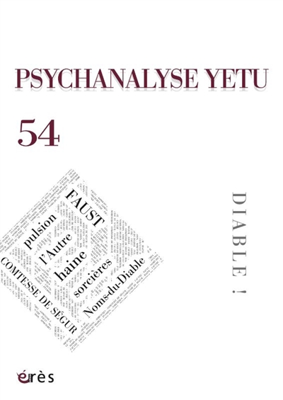 psychanalyse yetu, n° 54. diable !