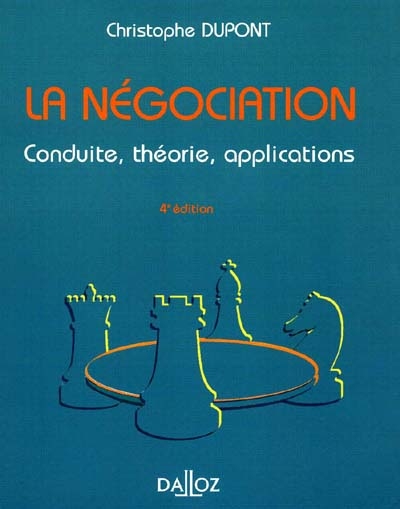 La négociation : conduite, théorie, applications