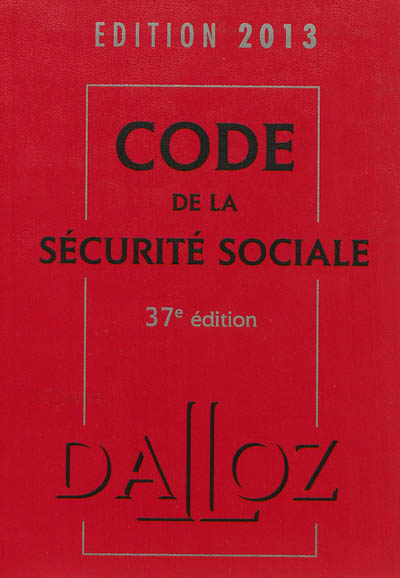 Code de la sécurité sociale...