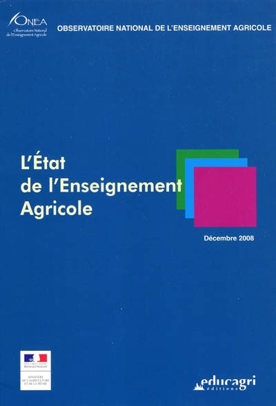 L'état de l'enseignement agricole : décembre 2008