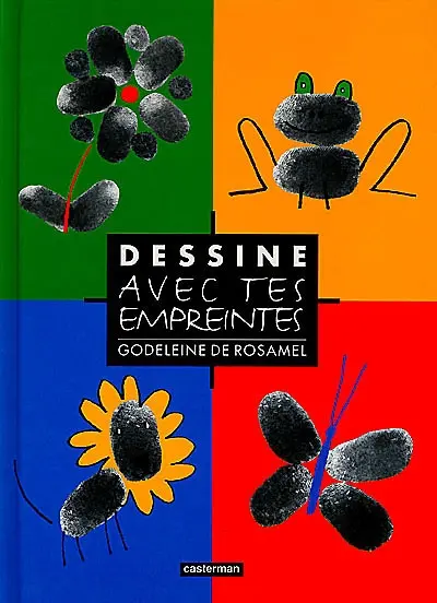 Dessine avec des empreintes