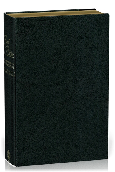 La sainte Bible : nouvelle édition de Genève : cuir noir