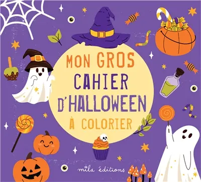 Mon gros cahier d'Halloween à colorier