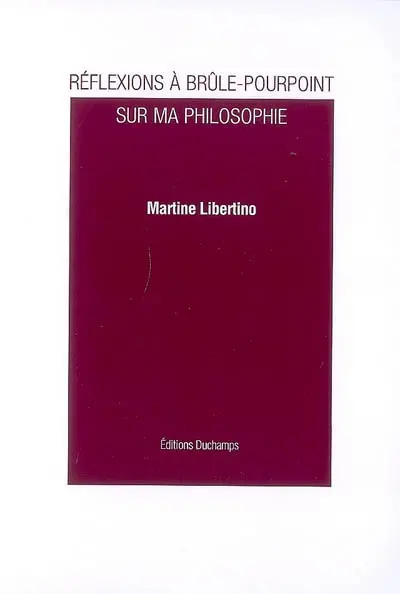 Réflexions à brûle-pourpoint sur ma philosophie