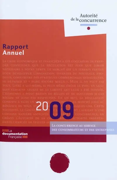 Rapport annuel 2009