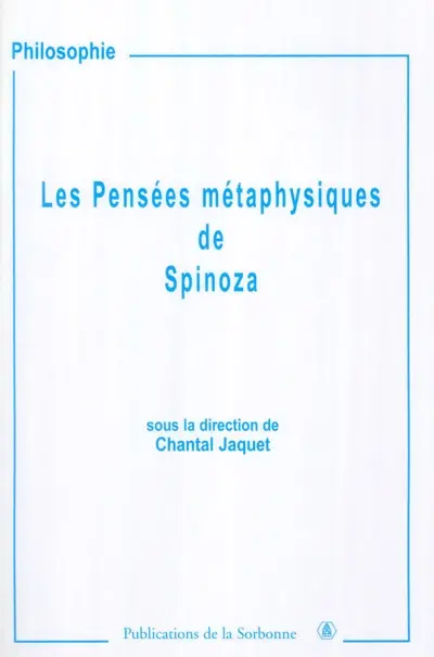 Les Pensées métaphysiques de Spinoza
