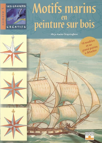 Motifs marins en peinture sur bois : 50 modèles et un grand patron à détacher