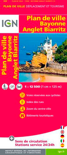 Plan de ville, Bayonne, Anglet, Biarritz