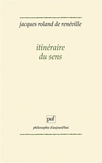 Itinéraire du sens
