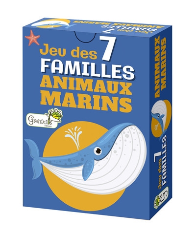 Animaux marins : jeu des 7 familles