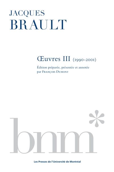 Œuvres III (1990-2001)