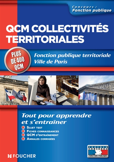 QCM collectivités territoriales : fonction publique territoriale Ville de Paris