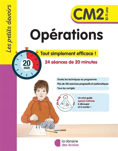 Opérations CM2, 10-11 ans : 24 séances de 20 minutes