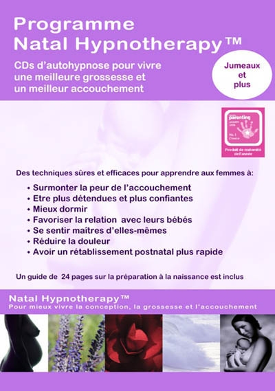 Programme Natal Hypnotherapy (jumeaux et plus) : CDs d'autohypnose pour vivre une meilleure grossesse et un meilleur accouchement