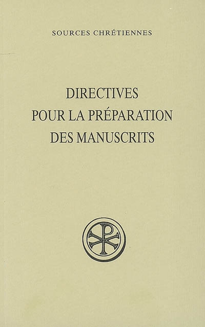 Directives pour la préparation des manuscrits