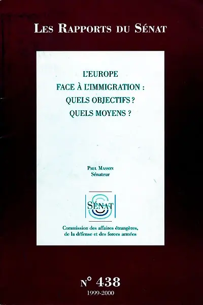 L'Europe face à l'immigration : quels objectifs ? Quels moyens ?
