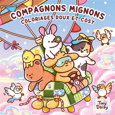 Tiny buddies : comfy and cute coloring book
