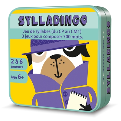 Sylladingo : jeu de syllabes (du CP au CM1) : 3 jeux pour composer 700 mots