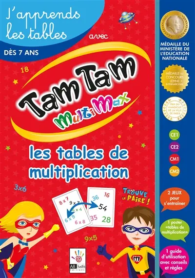 Tam tam multimax : les tables de multiplication