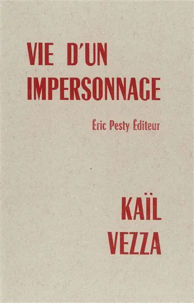 Vie d'un impersonnage