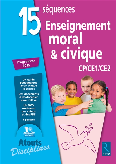 Enseignement moral & civique Cp/ce1/ce2 - 15 séquences