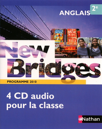 New Bridges 2e : 4 CD audio pour la classe