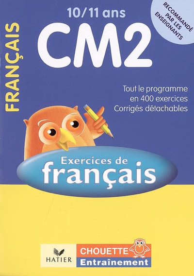 Exercices de français CM2, 10-12 ans
