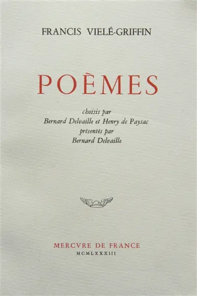 Poèmes