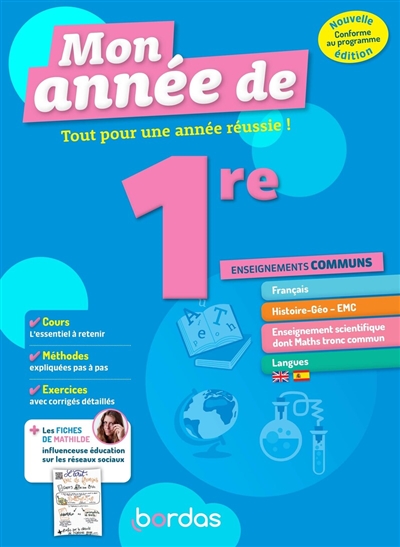 Mon année de 1re,...