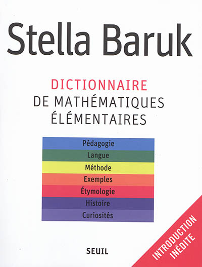 Dictionnaire de mathématiques élémentaires