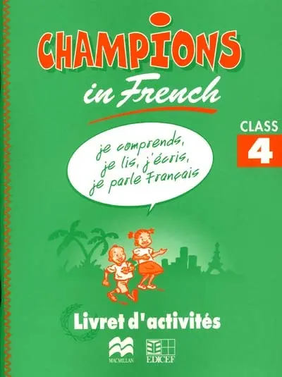 Livret d'activités, class 4