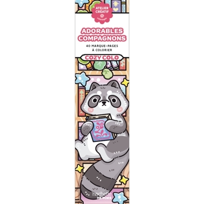 Marque-pages Adorables compagnons : 40 marque-pages cozy colo