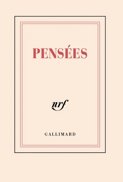 Pensées : carnet poche