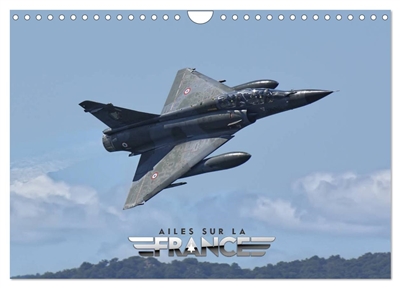 Ailes sur la France (Calendrier mural 2025 DIN A4 vertical), CALVENDO calendrier mensuel : Avions militaires et civils en démonstration dynamique en France
