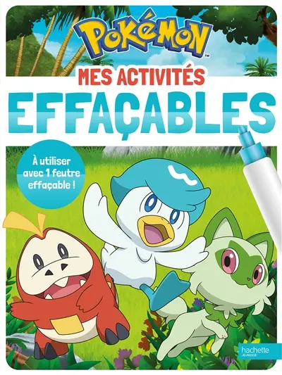 Pokémon : mes activités effaçables