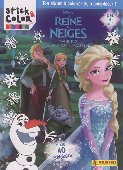 La reine des neiges : magie des aurores boréales