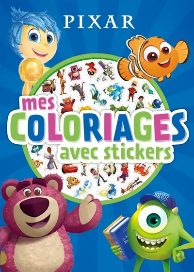 DISNEY PIXAR : Mes coloriages avec stickers