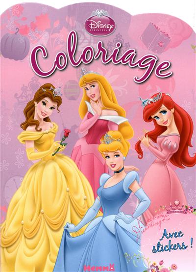 Coloriage Disney princesse : avec stickers !