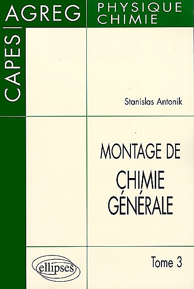 Le montage de chimie...