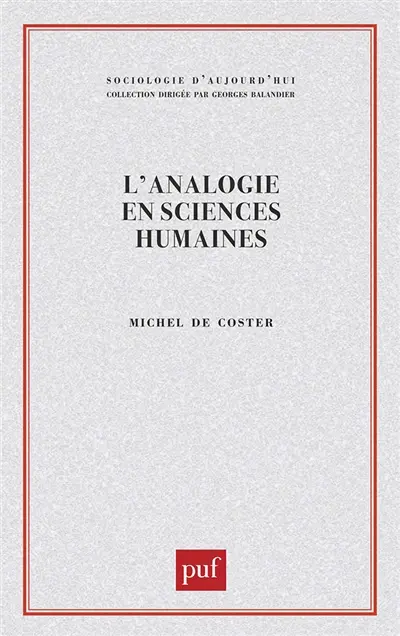 L'Analogie en sciences humaines