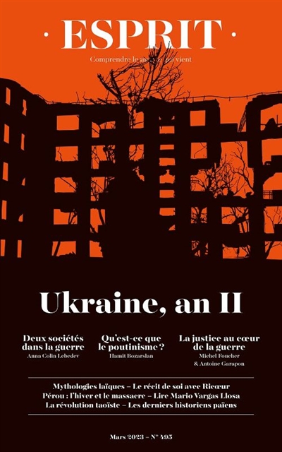 Esprit, n° 495. Ukraine, an II