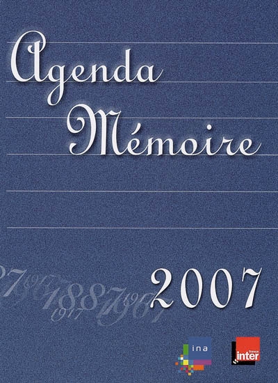 Agenda mémoire 2007