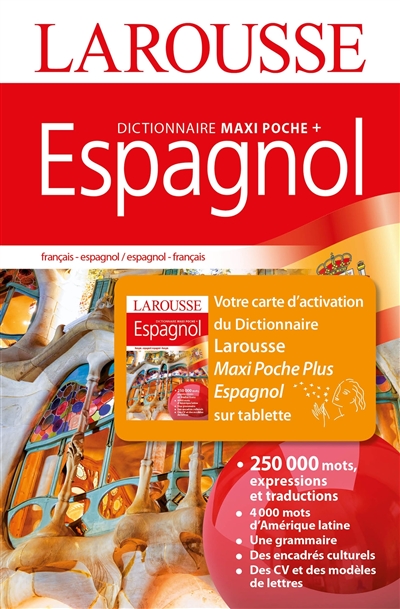 Dictionnaire maxipoche + espagnol : dictionnaire espagnol : français-espagnol, espagnol-français. diccionario francés : francés-espanol, espanol-francés