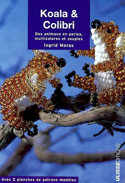 Koala et colibri : des animaux en perles, multicolores