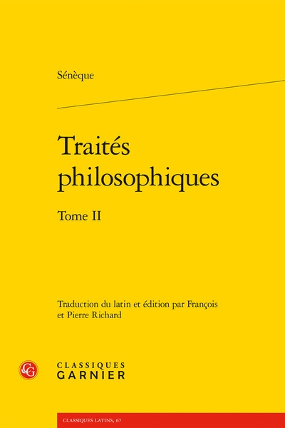 Traités philosophiques. Vol. 2