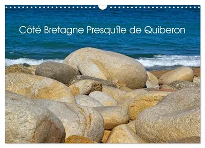 Côté Bretagne Presqu'île de Quiberon (Calendrier mural 2026 DIN A3 vertical), CALVENDO calendrier mensuel : Une île devenue une presqu'île